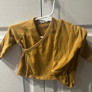 Angel Dear Yellow Long Sleeve Matching Set